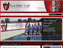 Tablet Screenshot of playerscup.net